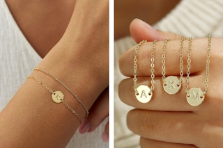 walmart initial bracelet collage