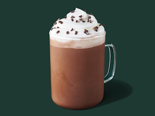 starbucks hot peppermint mocha drink
