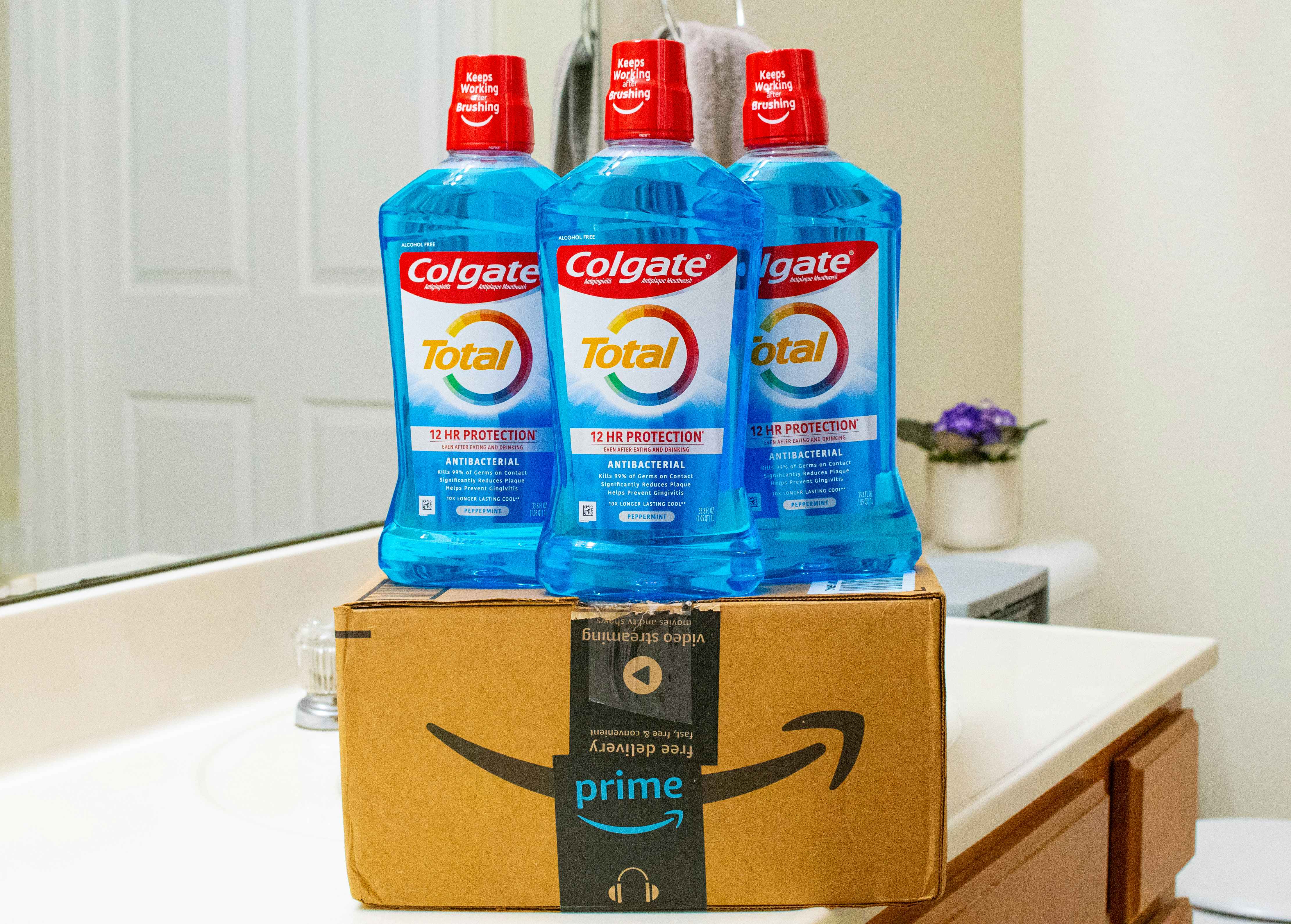Colgate Mouthwash: 3 Bottles for $8 on Amazon