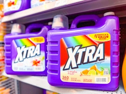 Xtra detergent bottles