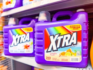 Xtra detergent bottles