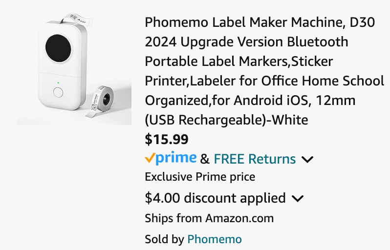 a label maker cart at amazon