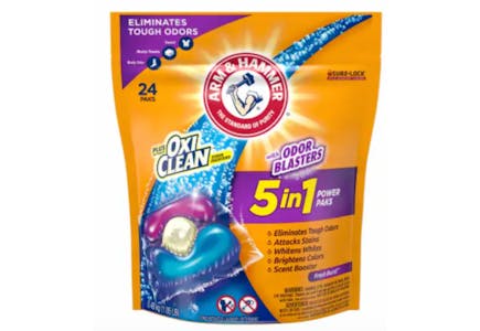 2 Arm & Hammer Laundry Packs