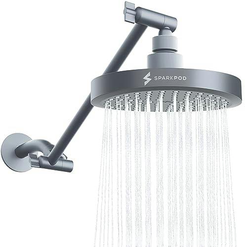 Rain Shower Head with Shower Arm