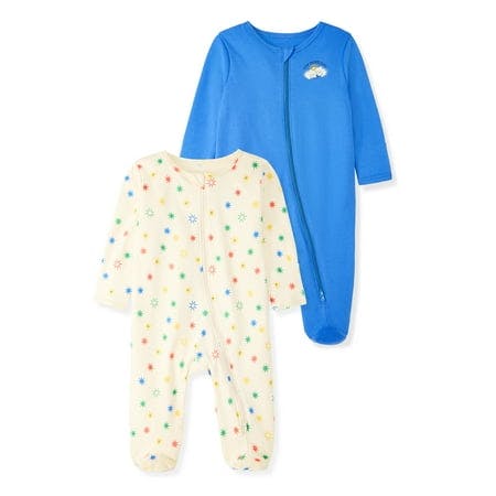 Baby Cotton Footed Pajamas 2-Pack