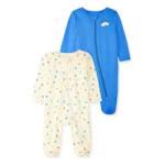 Baby Cotton Footed Pajamas 2-Pack