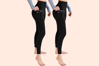 Women's Leggings with Pockets 2-Pack B0D6B1RTF4