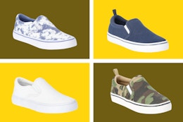 Run, Don’t Walk: Kids’ and Toddler Sneakers, Just $6 on Walmart Clearance card image