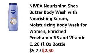 Nivea body wash