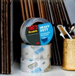 a stack of rolls of packaging tape