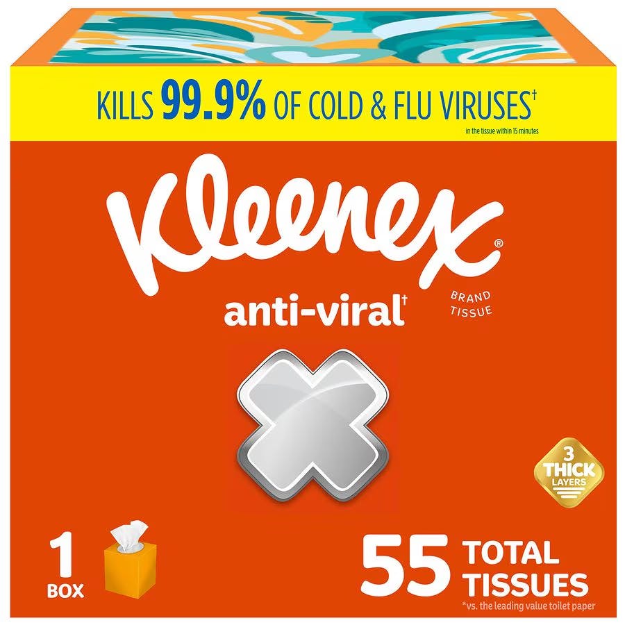 3 Kleenex Tissue Boxes 