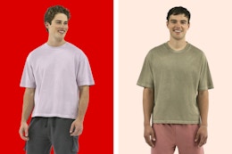 No Boundaries Boxy Cropped Tees for men (2 colors)
