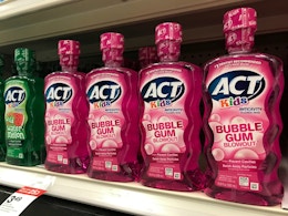 Act Kids Mouthwash: Get 4 Bottles Under $10 With Amazon Promotion card image