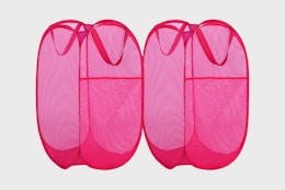 Mesh Pop-Up Laundry Hamper 2-Pack, Only $6.49 on Amazon card image
