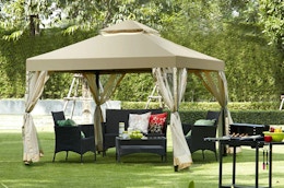 This Fully Enclosed Outdoor Gazebo Is $145 at UntilGone (Reg. $400) card image