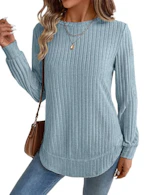 Long Sleeve Tunic Tops