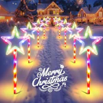 Solar Christmas Pathway Lights