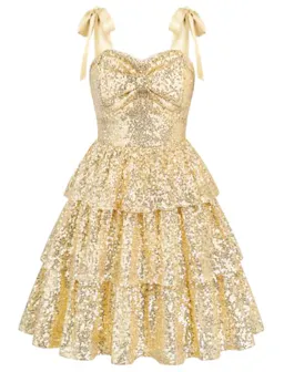 Kids' Sequin Formal Dress