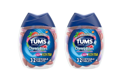 2 Tums Chewy Bites