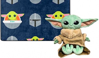 walmart star wars yoda throw and hugger