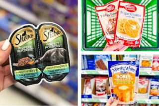 dollar tree sheba, betty crocker, martha white 3-photo collage