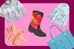 Bluey jacket, Cars boots, beach tote, baby outfit, Stitch dress