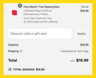 Trade Coffee Cart Image