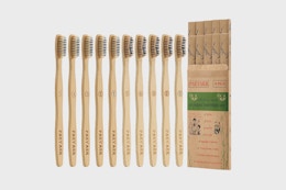 Bamboo Toothbrush 10-Pack, as Low as $2.79 on Amazon card image