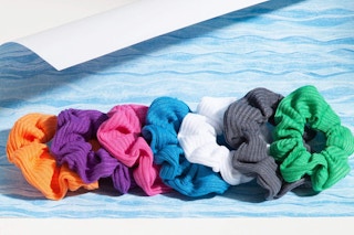 scrunchie set on a table