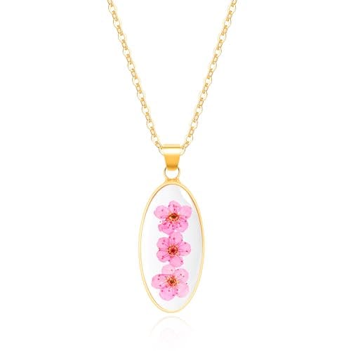 Daffodil Real Flower Necklace
