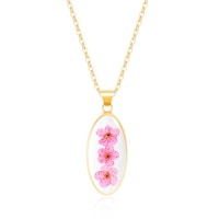 Daffodil Real Flower Necklace