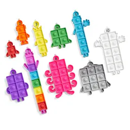 Numberblocks Sensory Bubble Poppers 10-Pack