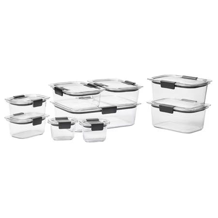 Rubbermaid Brilliance Storage Set