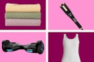 Better Homes & Garden throw blankets, Hover-1 Hoverboard, No Boundaries women's tank top, hair curler