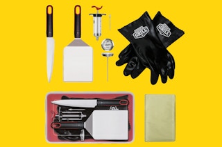 expert grill 9 piece tool smoking kit