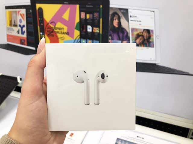 Apple AirPods, Now $99 on Amazon card image