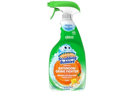 2 Scrubbing Bubbles Bathroom Sprays