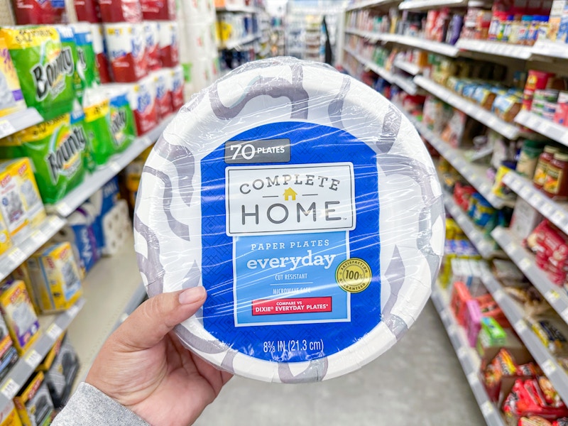 complete home paper plates walgreens