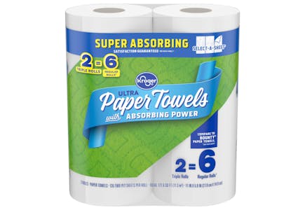 Kroger Paper Towels Pack