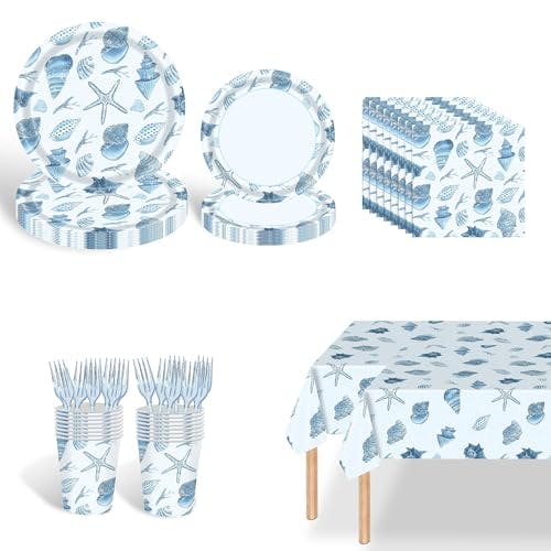 Ocean Seashell Party Plates