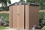 Wayfair JolyDale Metal Storage Shed with Base
