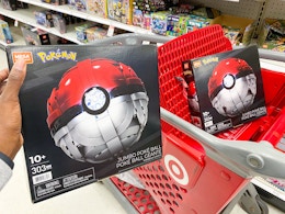 Pokemon Jumbo Poke Ball Building Set, Only $18.04 at Target (Reg. $38) card image