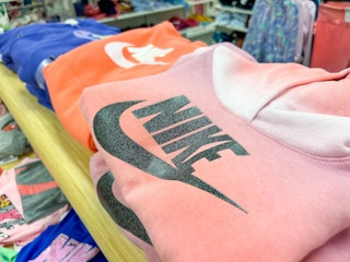 nike hoodies on shelf