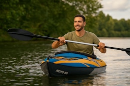 Aquaglide Inflatable Kayak, Only $50 Shipped With Amazon Prime (Reg. $450) card image