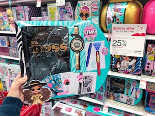 hand holding lol surprise fashion secret journal at Target