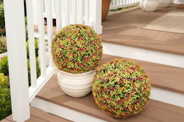 QVC Floral Spheres