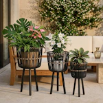 Bayou Breeze Wooden Planter