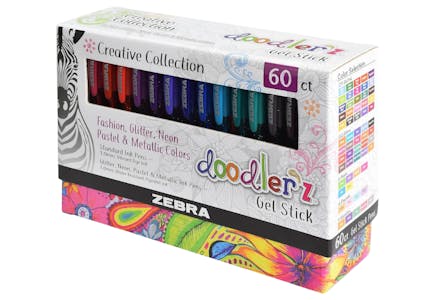 Zebra Doodler'z Gel Stick Pens