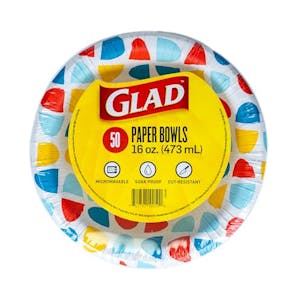 Glad Disposable Paper Bowls
