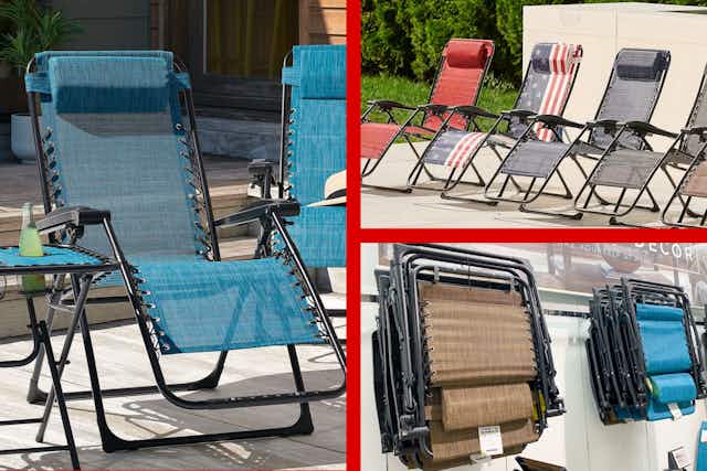 Score 2 Anti-Gravity Chairs, $18 Each at Kohl's — Best Price Ever card image